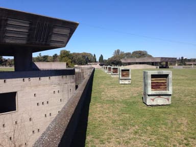 Temple and Niches, Chacarita Cemetery (Cementerio Chacarita)