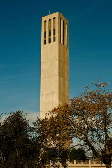 Storke Tower and Communications Plaza