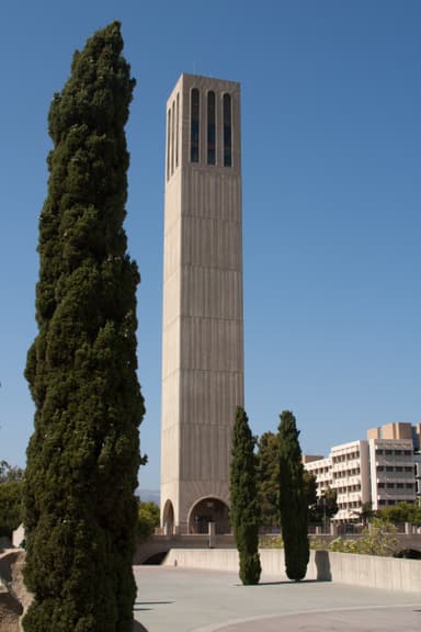 Storke Tower and Communications Plaza