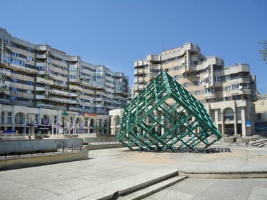 Housing blocks at Stefan Cel Mare Boulevard