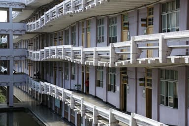 Classroom Building (“The Wave Tower”), San Sin High School of Commerce and Home Economics