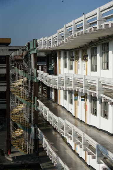 Classroom Building (“The Wave Tower”), San Sin High School of Commerce and Home Economics