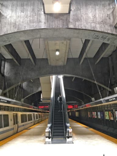 Glen Park Underground Bay Area Rapid Transit (BART) Station