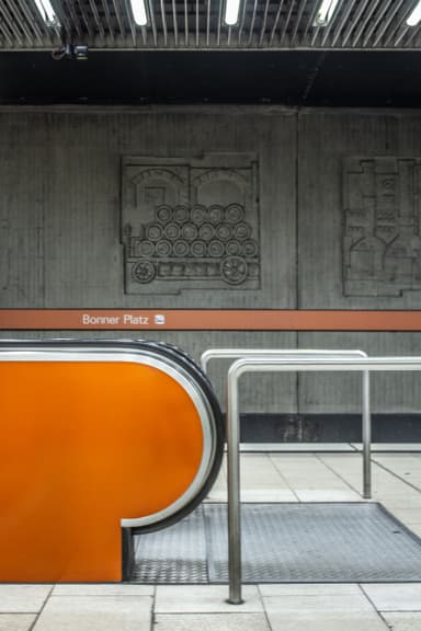 Olympia Subway Stations "Münchener Freiheit", "Bonner Platz", "Scheidplatz", "Petuelring" and "Olympiazentrum"