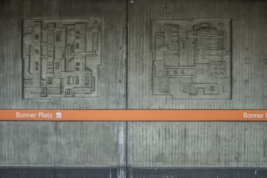 Olympia Subway Stations "Münchener Freiheit", "Bonner Platz", "Scheidplatz", "Petuelring" and "Olympiazentrum"