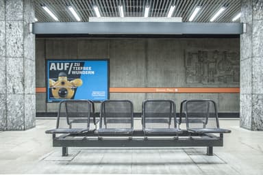 Olympia Subway Stations "Münchener Freiheit", "Bonner Platz", "Scheidplatz", "Petuelring" and "Olympiazentrum"