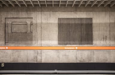 Olympia Subway Stations "Münchener Freiheit", "Bonner Platz", "Scheidplatz", "Petuelring" and "Olympiazentrum"