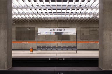 Olympia Subway Stations "Münchener Freiheit", "Bonner Platz", "Scheidplatz", "Petuelring" and "Olympiazentrum"